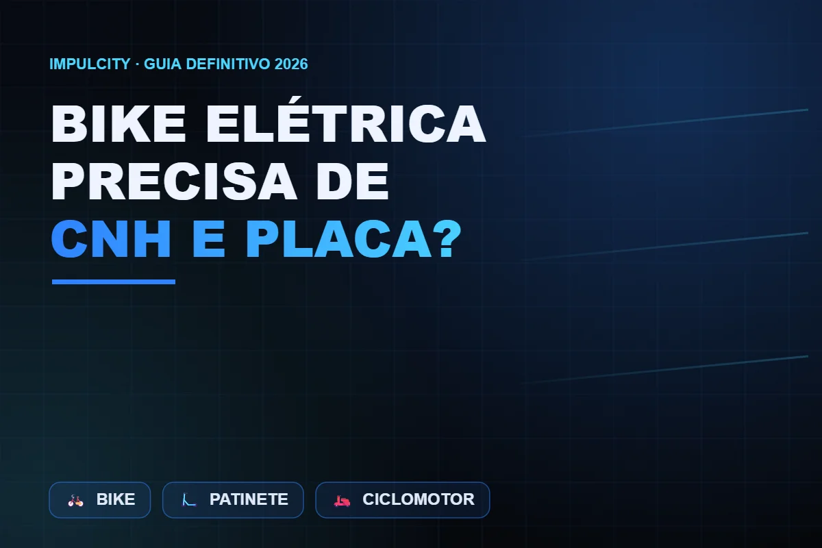 Bike elétrica e a legislação de trânsito brasileira (CONTRAN 996/2023)